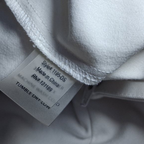 ECRU Cotton Blend Stretch Straight Leg Pants Women Size 10 - Picture 16 of 16